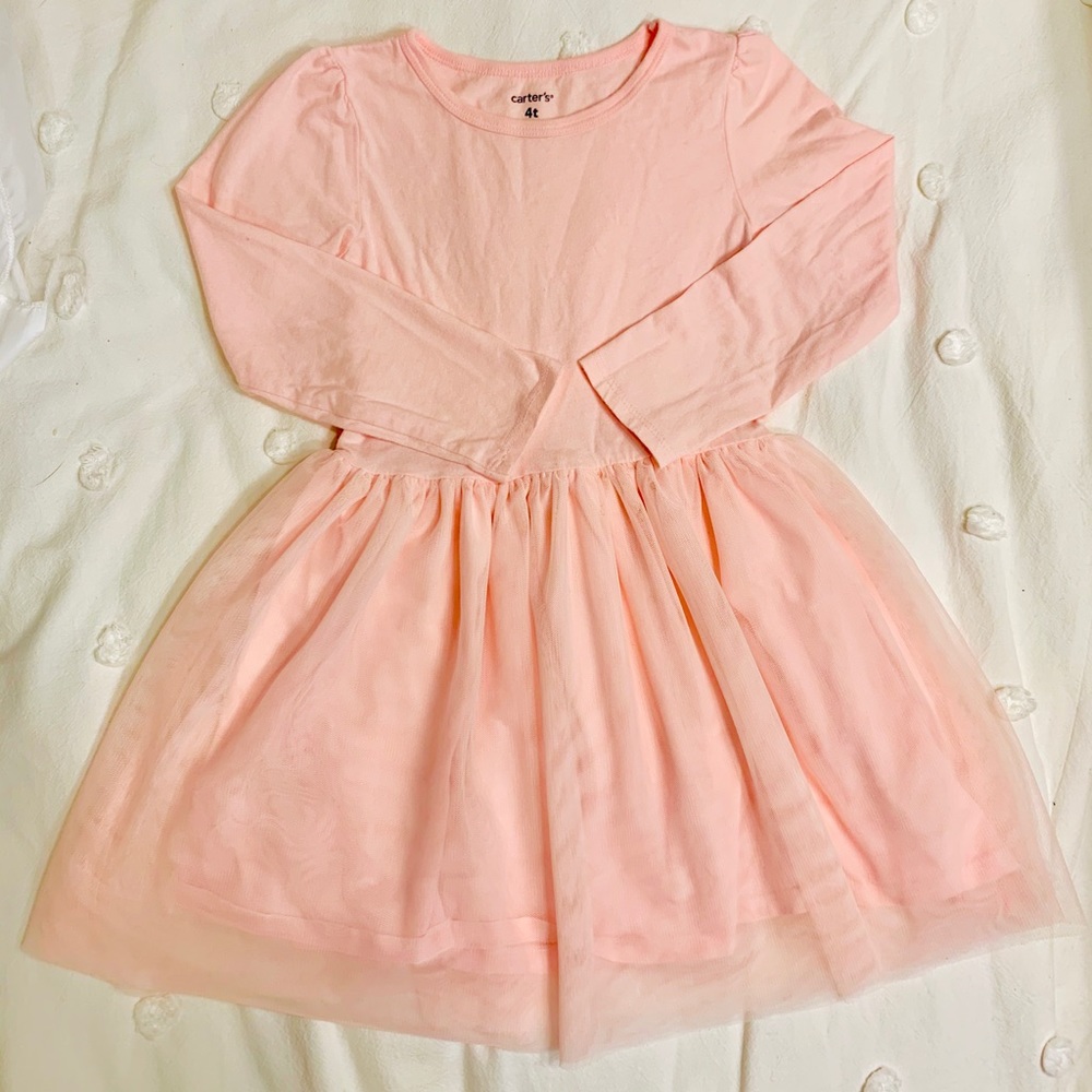 Carters sz 4T Girls Pink Dress